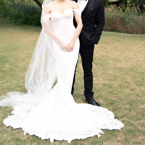 Pronovias Wedding Dress Size 4 - Picture 7 of 11